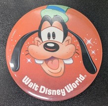 Goofy - Walt Disney World - Button Pin - Fast Shipping L1 - £1.17 GBP