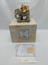Cherished Teddies Elephant Trunk Full Of Bear Hugs Circus Elephant Figure - $14.51 CAD
