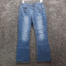 Maurices Jeans Women 5 / 6 Regular Blue Boot Cut Stretch Curvy Ladies Pants - £6.76 GBP