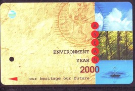 Environment Year 2000 S&#39;pore TransitLink Train/Bus Card - £11.70 GBP
