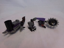 Mega Bloks and Lego Lot Black and Grey ship pieces  - $4.80
