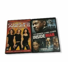 Charlies Angels and Inside Man Lot of 2 Action Movies - £9.19 GBP