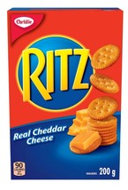 24 Boxes Of Christie Ritz With Real Cheddar Crackers 200g each Free Fhipping - $95.79