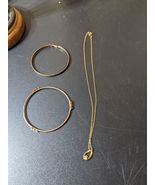 3 pieces of gold tone costume jewelry - €15,93 EUR