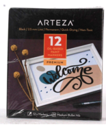 Arteza Premium Black 12 Count Oil Based Paint Markers Med Bullet Nib - $471.03 MXN