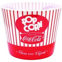 Tablecraft Coca-Cola Popcorn/Snack Bucket"Pause & Refresh" (CC400), Red - $25.99