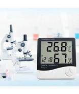 1 PC Indoor Digital LCD Temperature Humidity Meter Clock  - $9.99