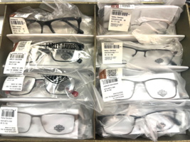 HARLEY DAVIDSON  KIDS WHOLESALE LOT 8 OPTICAL Eyeglasses frames Black Gu... - $193.03