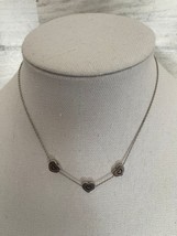Brighton Triple Celestia Heart Pendant Necklace  Adjustable Size New - $23.74
