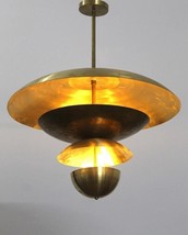 Brass Dish Chandelier The Timeless and Trending Lighting Piece for Your Home - £634.52 GBP