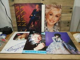 X6 Dolly Parton Mel Tillis Kenny Rodgers Loretta Lynn Souvenir Program Book Lot - £39.01 GBP
