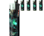 Vintage Alien Abduction D12 Lighters Set of 5 Electronic Refillable Butane  - £12.62 GBP