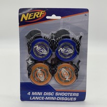 Nerf Mini Disc Shooters, Set Of 4, New Hasbro Gift Christmas Stocking Stuffer - $14.01