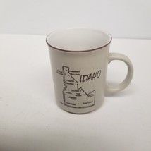 Vintage Idaho &quot;The Gem State&quot; Souvenir Coffee Mug, State Facts, Nice Shape - $23.45