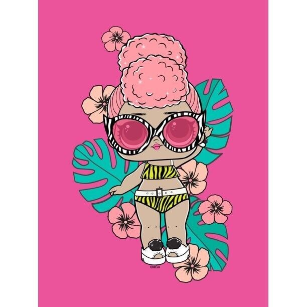 L.O.L. Surprise! Girls 2-Pack Graphic Sleeveless Tank Tops Pink Size XS(4/5) Item image 3