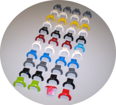 44 Used Lego Yellow Blue Red Black Arches 4 x 2 1/2 x 2 Mudguard 50745 Arch - £7.82 GBP