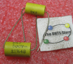 Film Capacitor Plastic 2200pF 1% 500VDC 2n2 - NOS Qty 2 - $5.69