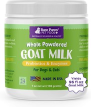 Whole Powdered Goat Milk For Dogs And Cats, 7-Oz - Goats Milk For Dogs Made In U - $36.99