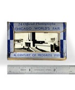 1933 Chicago Worlds Fair Century of Progress Set of 24 Small Photos by S... - $18.54