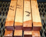 EIGHT EXOTIC KILN DRIED RED MERANTI  BLANKS LUMBER WOOD TURNING ~2&quot; X 2&quot;... - £26.33 GBP