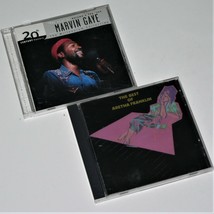 Marvin Gaye / Aretha Franklin ~ Lot Of 2 Cd&#39;s ~ The Best Of &amp; Vol. 2 The 70&#39;s - £7.77 GBP