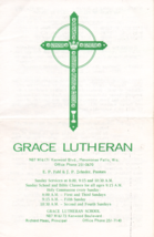 1973 40 Years Of Grace  Grace Lutheran Church 125 Anniversary Missouri S... - £11.19 GBP