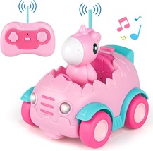 Nueplay Remote Control Car For Toddler Age 2 3 4 5, Electric Rc Car Toys, Pink - $39.96