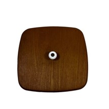 Longaberger Woodcrafts Square Basket Lid 8&quot; Square With Handle Replacement  - $28.04