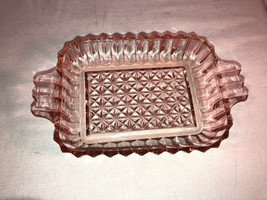 Pink Depression Glass Handled Candy Dish - £8.03 GBP