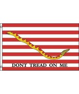 FIRST NAVY JACK  DONT TREAD ON ME 3 X 5 FLAG 3x5  FL544 SIGNS new  tea p... - £3.88 GBP