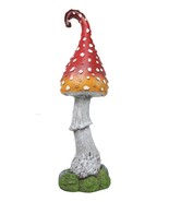 Large Fairy Garden Red White Spotted Crooked Toadstool Mushroom Figurine... - $1,605.98 MXN