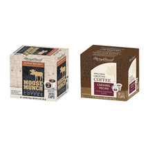 Harry &amp; David Coffee Combo, Maple Walnut,Caramel Pecan 2/18 ct boxes - £19.57 GBP