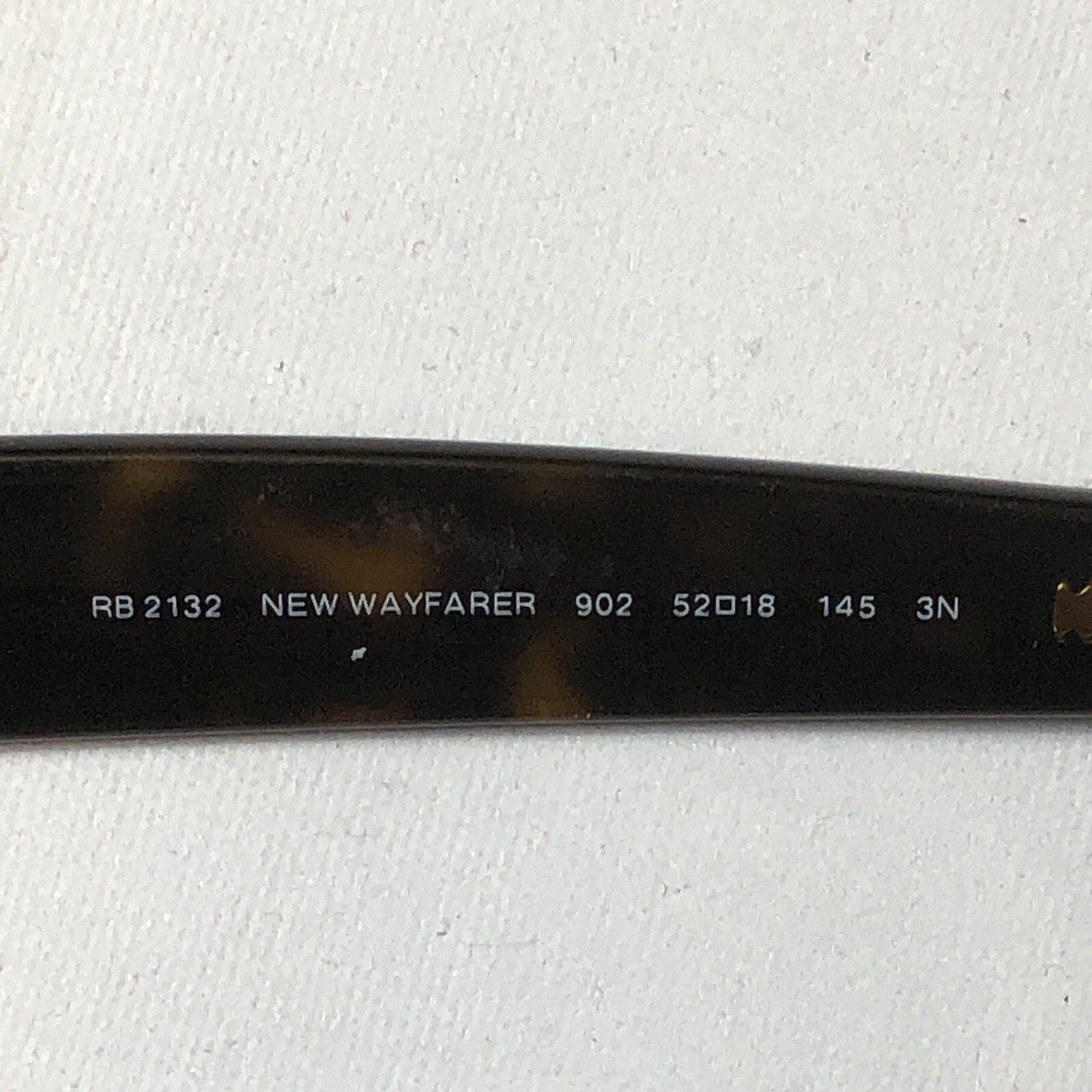Ray-Ban New Wayfarer Tortoise Classic RB2132 902 52/18 145 3N Made In Italy Item image 7