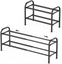 Heavy Duty Metal Free Standing Shoe Rack For Entryway Closet Doorway, Go... - $33.99
