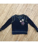 True Religion 3T Blue Paneled Pullover Long Sleeve Embroidered - $27.84 CAD