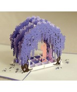 3D Pop-Up Love Card, Valentine&#39;s Day, Couple, Romance, Willow Tree - £5.41 GBP