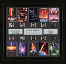 Star Trek Cinematic Collection Limited Edition Large Film Cell Montage - £169.11 GBP+