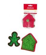 2 Piece Ginger Bread Man and House Cookie Cutter - $54.24 MXN