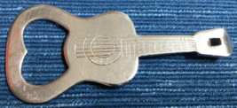 Guitar Bottle Opener Acoustic Country Music Metal Pre Owned ~868A - $9.70