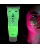 Glow in The Dark Body Glitter Holographic Chunky Glitter Makeup for Body... - £16.43 GBP