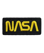 NASA Worm Logo Embroidered Iron on Applique Patch 3.5&quot; x 1.5&quot; Meatball E... - $126.43 MXN+