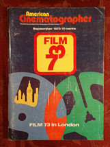 American Cinematographer Magazine September 1973 Film 73 London - £6.90 GBP
