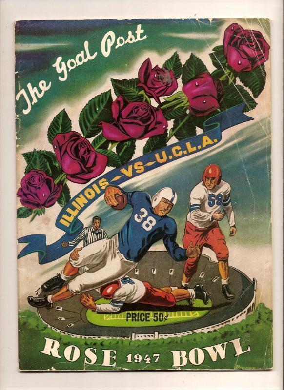 Primary image for 1947 Rose Bowl Game Program UCLA Illinois RARE