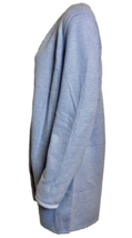 NWT Talbots Blue Long Sleeve Open Cardigan Mid Thigh Length Size XL - $47.49