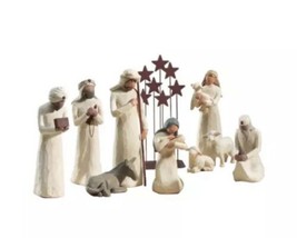 Demdaco Willow Tree 10 Pcs Nativity Set Figure New In Stock Lowest Price - £395.59 GBP