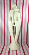 Fabulous Retro Royal Haeger Lovers Harmony Lava Glaze Man &amp; Woman Sculpture - £38.23 GBP