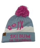 Locale Outdoor Ski Bum In Training Pom Beanie Hat Youth OS New NWT - $14.85