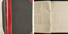 1923-25 vintage KNIGHTS of COLUMBUS MEETING MINUTES BOOK schenectady ny 201 - £113.41 GBP