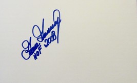 GOOSE GOSSAGE AUTOGRAPHED Hand SIGNED 5x8 INDEX CARD YANKEES HOF 2008 w/COA - £19.57 GBP
