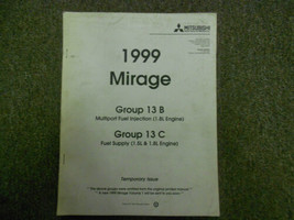 1999 MITSUBISHI Mirage Multiport Fuel Injection fuel Supply Service Manual OEM - £38.44 GBP